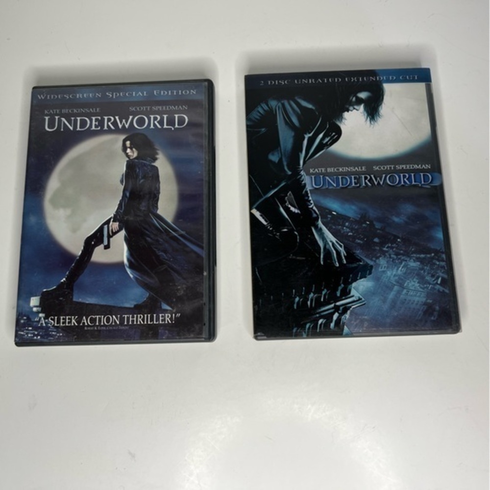 Underworld Widescreen & 2 Disc Unrated Extended Cut 3 DVD & Graphic Novel